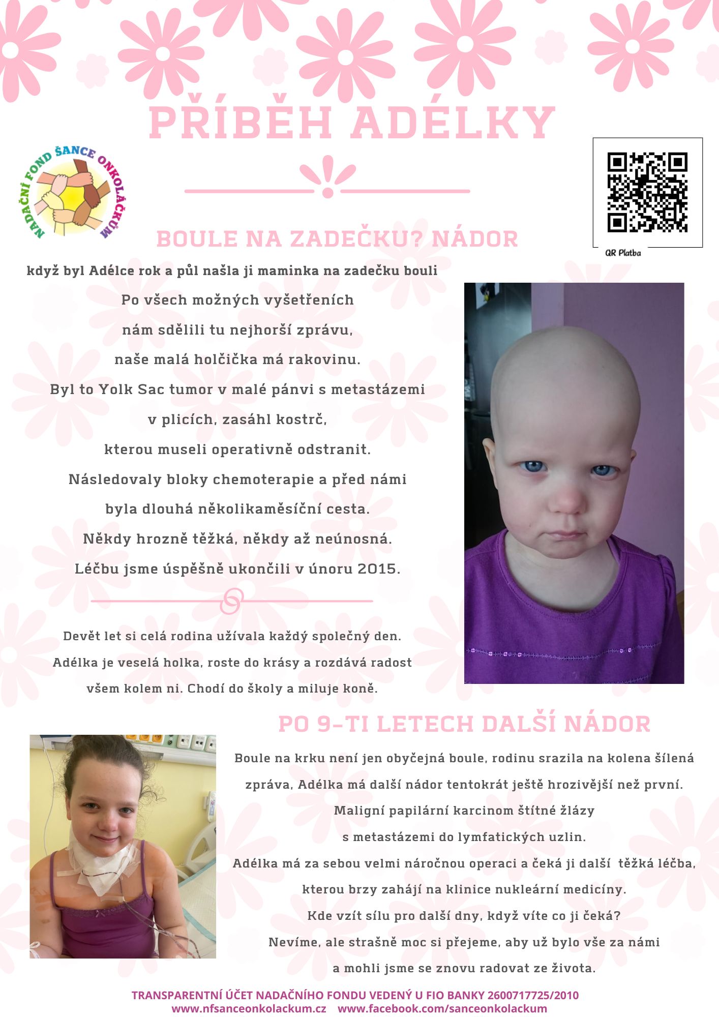 White with Pink and Blue Floral Preschool Newsletter